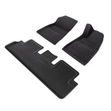 FACIA TESERY All Weather 3D Floor Mats for Tesla Model Y and Model 3 Highland