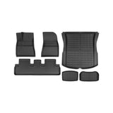 FACIA TESERY All Weather 3D Floor Mats for Tesla Model Y and Model 3 Highland