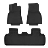 FACIA TESERY All Weather 3D Floor Mats for Tesla Model Y and Model 3 Highland