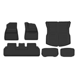 FACIA TESERY All Weather 3D Floor Mats for Tesla Model Y and Model 3 Highland