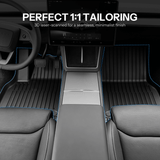 FACIA TESERY All-Weather TPE Floor Mats for Model YL 6-Seater 2026+