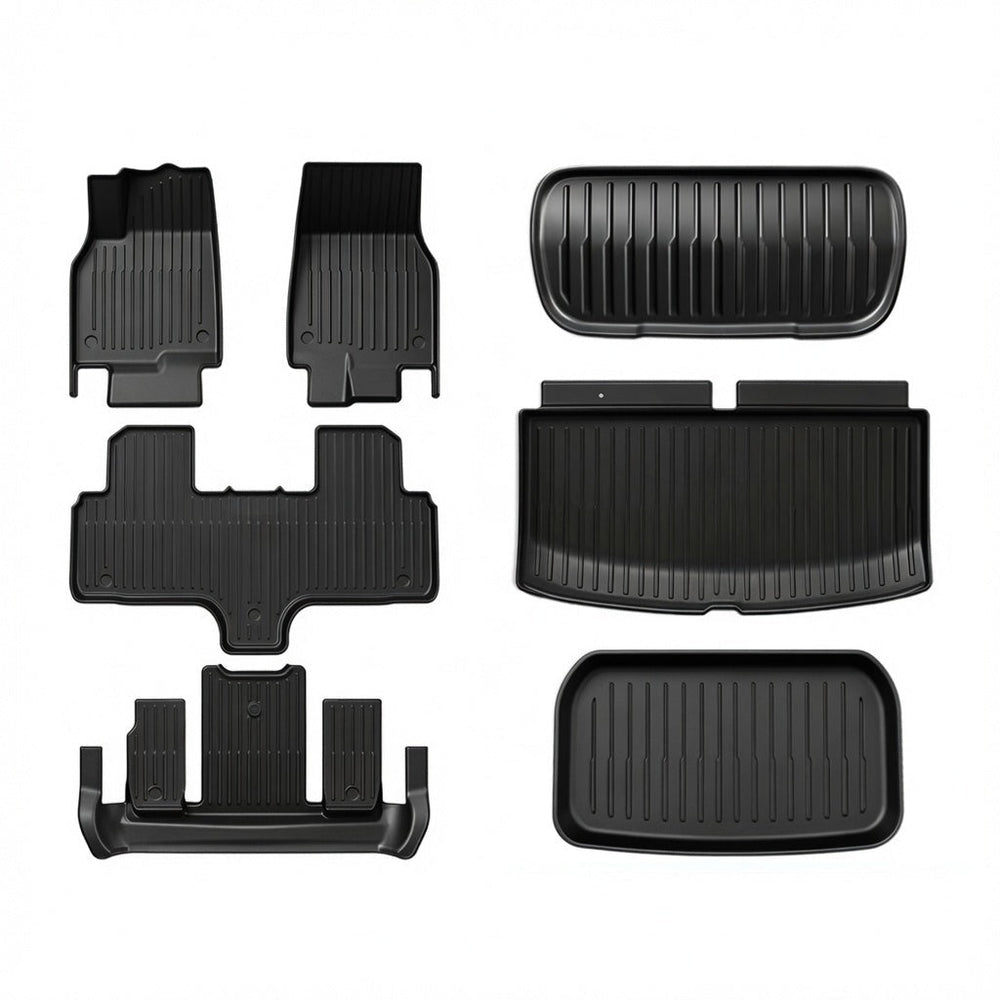 FACIA All-Weather TPE Floor Mats for Model YL 6-Seater 2026+