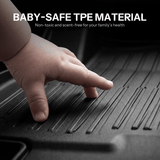 FACIA TESERY All-Weather TPE Floor Mats for Model YL 6-Seater 2026+