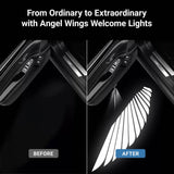 FACIA TESERY Angel Wings Door Welcome Lights for Model 3/Y/S/X