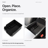 FACIA TESERY Armrest Organizer Console Tray for Model 3 / Model Y
