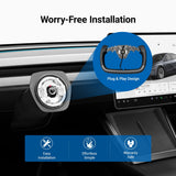 FACIA TESERY Carbon Fiber Heated Yoke Steering Wheel for Model 3 Highland / Model Y Juniper