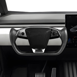 FACIA TESERY Cybertruck Carbon Fiber Yoke Steering Wheel
