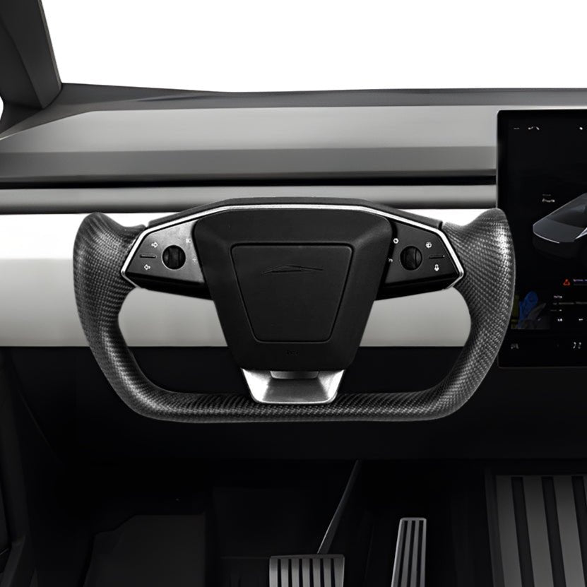 FACIA Cybertruck Carbon Fiber Yoke Steering Wheel