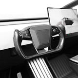 FACIA TESERY Cybertruck Carbon Fiber Yoke Steering Wheel