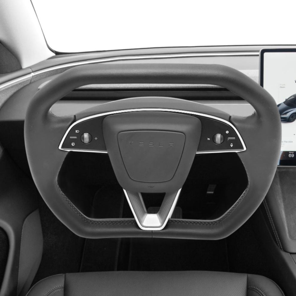 FACIA Cybertruck Style Steering Wheel for Model Y Juniper and Model 3 Highland