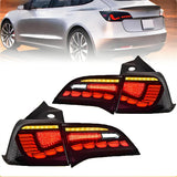 FACIA TESERY Dragon Scale Tail Lights for Model 3/Y