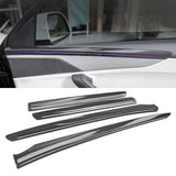 FACIA TESERY Dry Carbon Fiber Door Trim Cover for Tesla Model Y Juniper