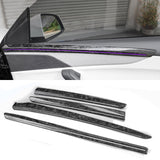 FACIA TESERY Dry Carbon Fiber Door Trim Cover for Tesla Model Y Juniper