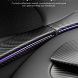 FACIA TESERY Dry Carbon Fiber Door Trim Cover for Tesla Model Y Juniper