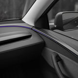 FACIA TESERY Dry Carbon Fiber Door Trim Cover for Tesla Model Y Juniper