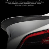 FACIA TESERY Spoiler Performance Style for Model Y / Model 3 Highland Dry Carbon Fiber Exterior Mods