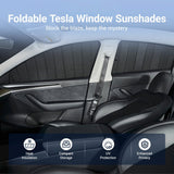 FACIA TESERY Foldable Window Shades for Model 3 and Model Y