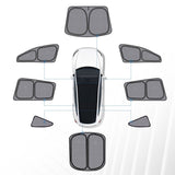 FACIA TESERY Full Car Sun Shade Set for Tesla Model YL 6-Seater