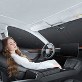 FACIA TESERY Full Car Sun Shade Set for Tesla Model YL 6-Seater