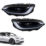 FACIA TESERY LED Headlight Replacement for Model X (16-23)