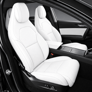 FACIA TESERY Leather Seat Covers for Tesla Model YL 6-Seater