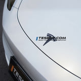 FACIA TESERY Logo Cover Front Badge Rear Letters Emblem for Tesla Model 3 / Y Real Carbon Fiber Exterior