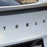 FACIA TESERY Logo Cover Front Badge Rear Letters Emblem for Tesla Model 3 / Y Real Carbon Fiber Exterior