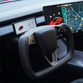 FACIA Model 3 Highland / Model Y Juniper Yoke Plaid Steering Wheel
