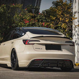 FACIA TESERY Model 3 Highland Rear Trunk Spoiler Carbon Fiber Exterior Mods