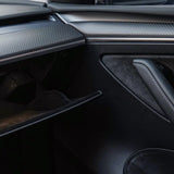 FACIA TESERY Model 3 / Y Door Panel Trim Carbon Fiber Interior Mods 2pcs