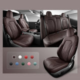 FACIA TESERY Nappa Leather Seat Covers for Model 3 Highland and Model Y Juniper