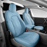 FACIA TESERY Nappa Leather Seat Covers for Model 3 Highland and Model Y Juniper