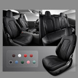 FACIA TESERY Nappa Leather Seat Covers for Model 3 Highland and Model Y Juniper