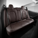 FACIA TESERY Nappa Leather Seat Covers for Model 3 Highland and Model Y Juniper