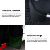FACIA TESERY Upgraded OEM Mud Flaps Splash Guards for Model 3 / Model Y