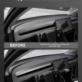 FACIA TESERY Real Dry Carbon Fiber Dashboard Cover Overlay for Model 3 Highland / Model Y Juniper