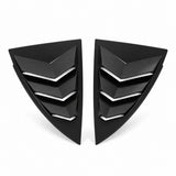 FACIA TESERY Rear Side Window Louvers Cover for Model Y 3 Finishes 2-Pack