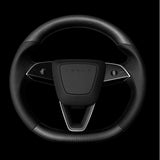 FACIA TESERY Sport Carbon Fiber Steering Wheel Replacement for Model 3 Highland and Model Y Juniper