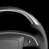 FACIA TESERY Sport Carbon Fiber Steering Wheel Replacement for Model 3 Highland and Model Y Juniper