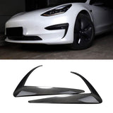 FACIA TESERY Tesla Model 3 Fog Light Trim Carbon Fiber Exterior Mods
