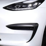 FACIA TESERY Tesla Model 3 Fog Light Trim Carbon Fiber Exterior Mods