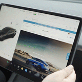 FACIA 4 Way Adjustable Swivel Screen Mounting Kit For Model Y Juniper / Model 3 Highland Upgrade Version TESERY