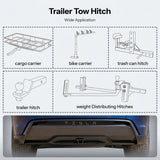 FACIA TESERY Trailer Tow Hitch for Model Y 6500 lbs Capacity No-Drill Install