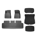 FACIA TESERY TPE All Weather Floor Mats for Tesla Model Y and Model 3
