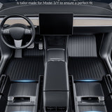 FACIA TESERY TPE All Weather Floor Mats for Tesla Model Y and Model 3