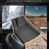 FACIA TESERY TPE All Weather Floor Mats for Tesla Model Y and Model 3