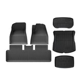 FACIA TESERY TPE All Weather Floor Mats for Tesla Model Y and Model 3
