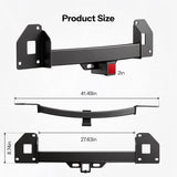 FACIA TESERY Trailer Tow Hitch for Model Y 6500 lbs Capacity No-Drill Install