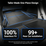 FACIA TESERY Trunk Mat With Backrest Mat for Model 3 Highland