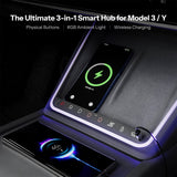 FACIA TESERY Wireless Charging Smart Button with Ambient Light for Model 3 Highland / Y Juniper